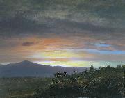 Frederic Edwin Church Twilight, Mount Ktaadn oil painting artist